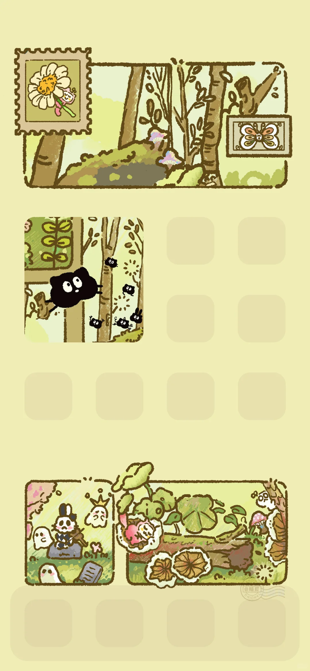 手机壁纸｜绿野仙踪🌳 手机里的“仙境入口”👾