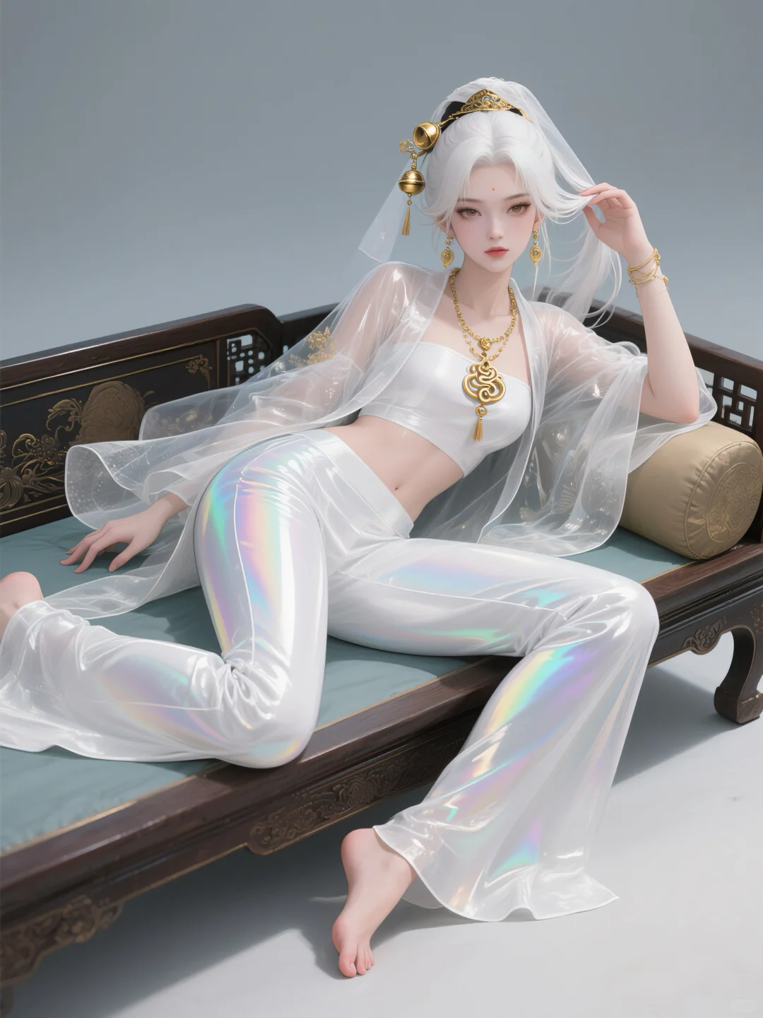 白月光，国风·AIGC绘画参考