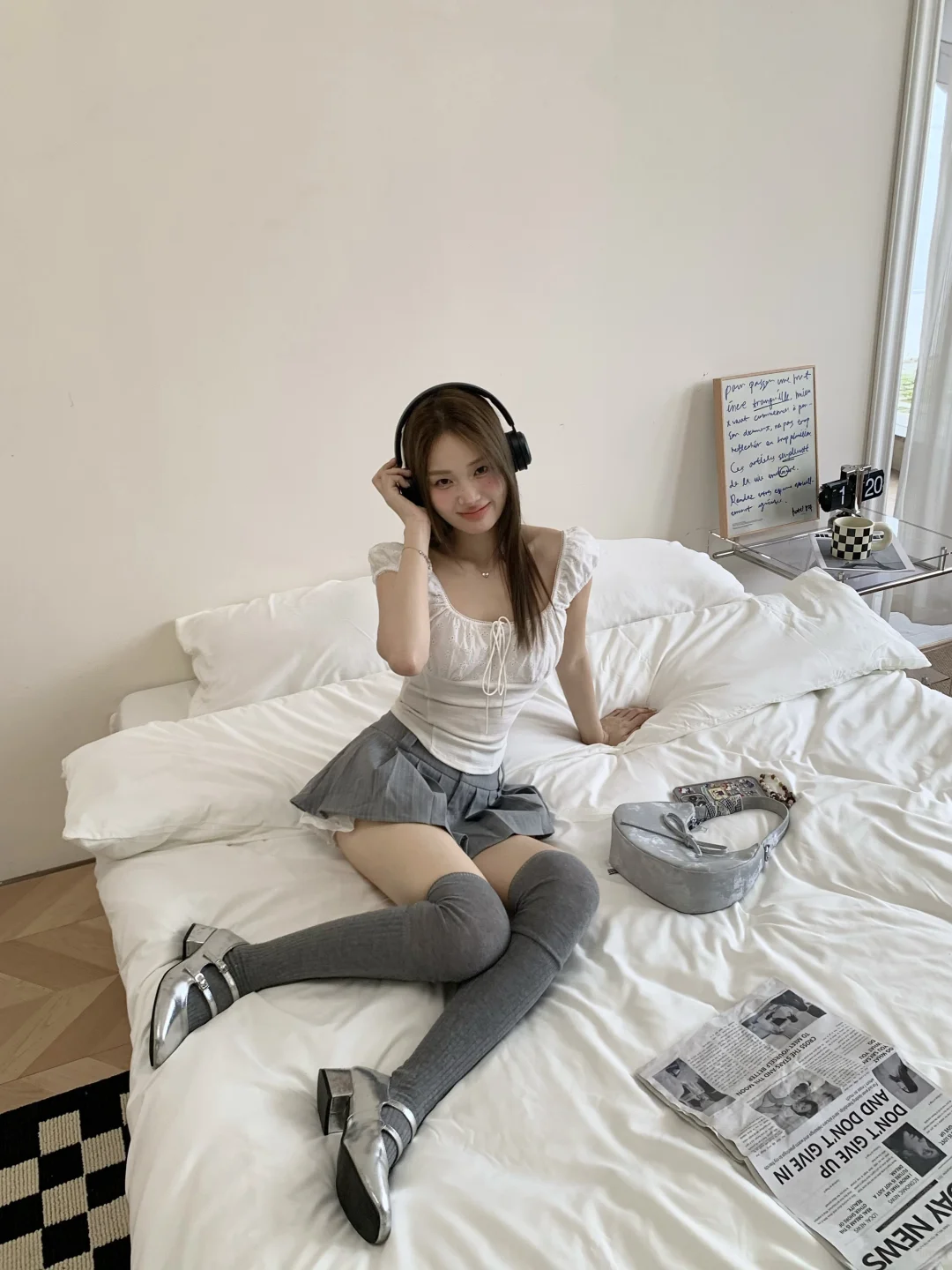 小腿袜才是秋天穿搭的舒适区！巨显腿细啊啊