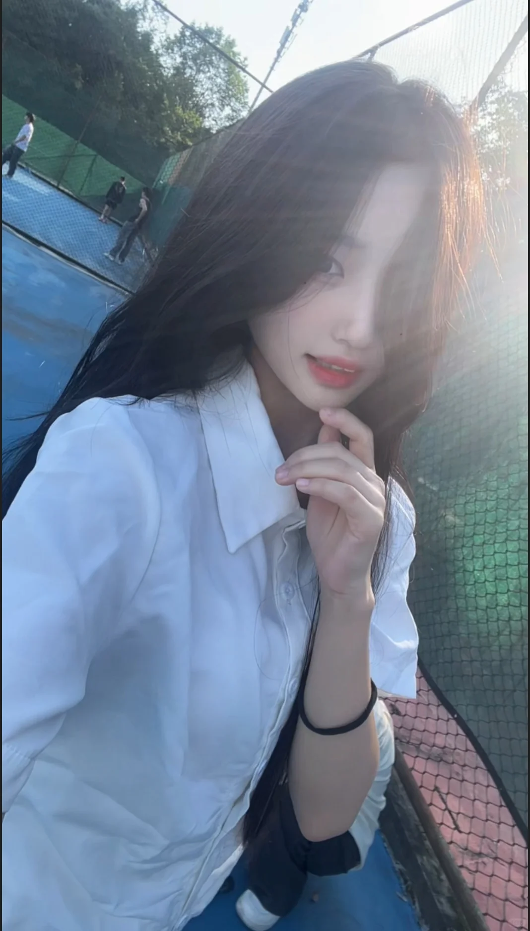 运动后的青春，白T