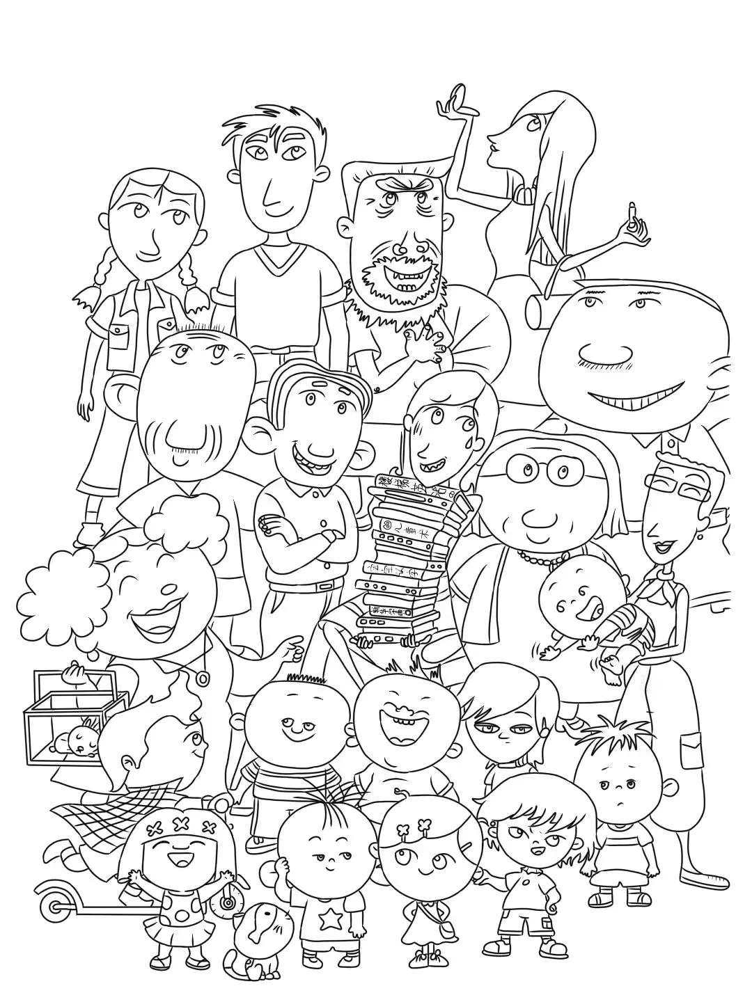 卡通绘画素材分享