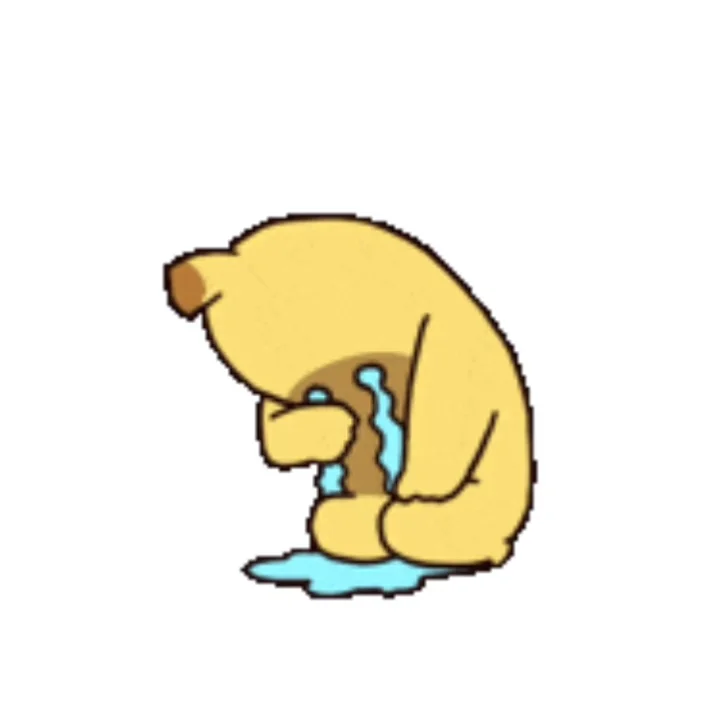 敲可爱の会动的香蕉表情包｜蕉蕉emo了