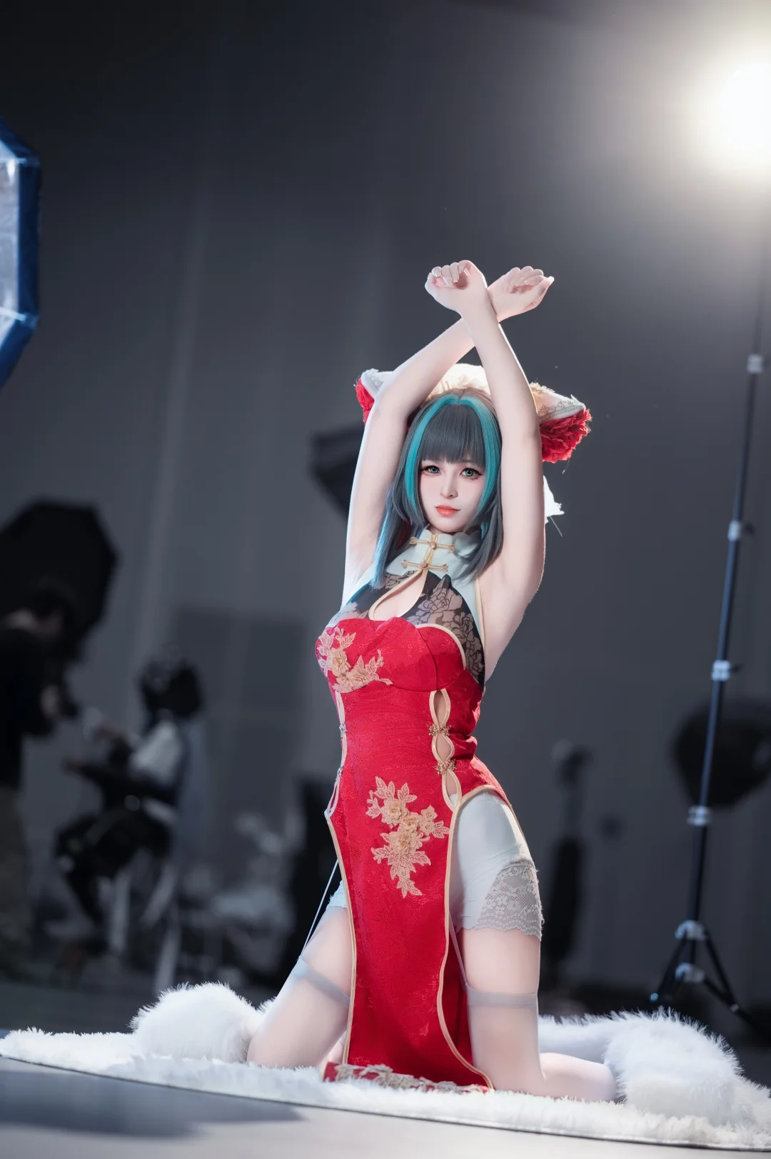 柴郡猫新春旗袍