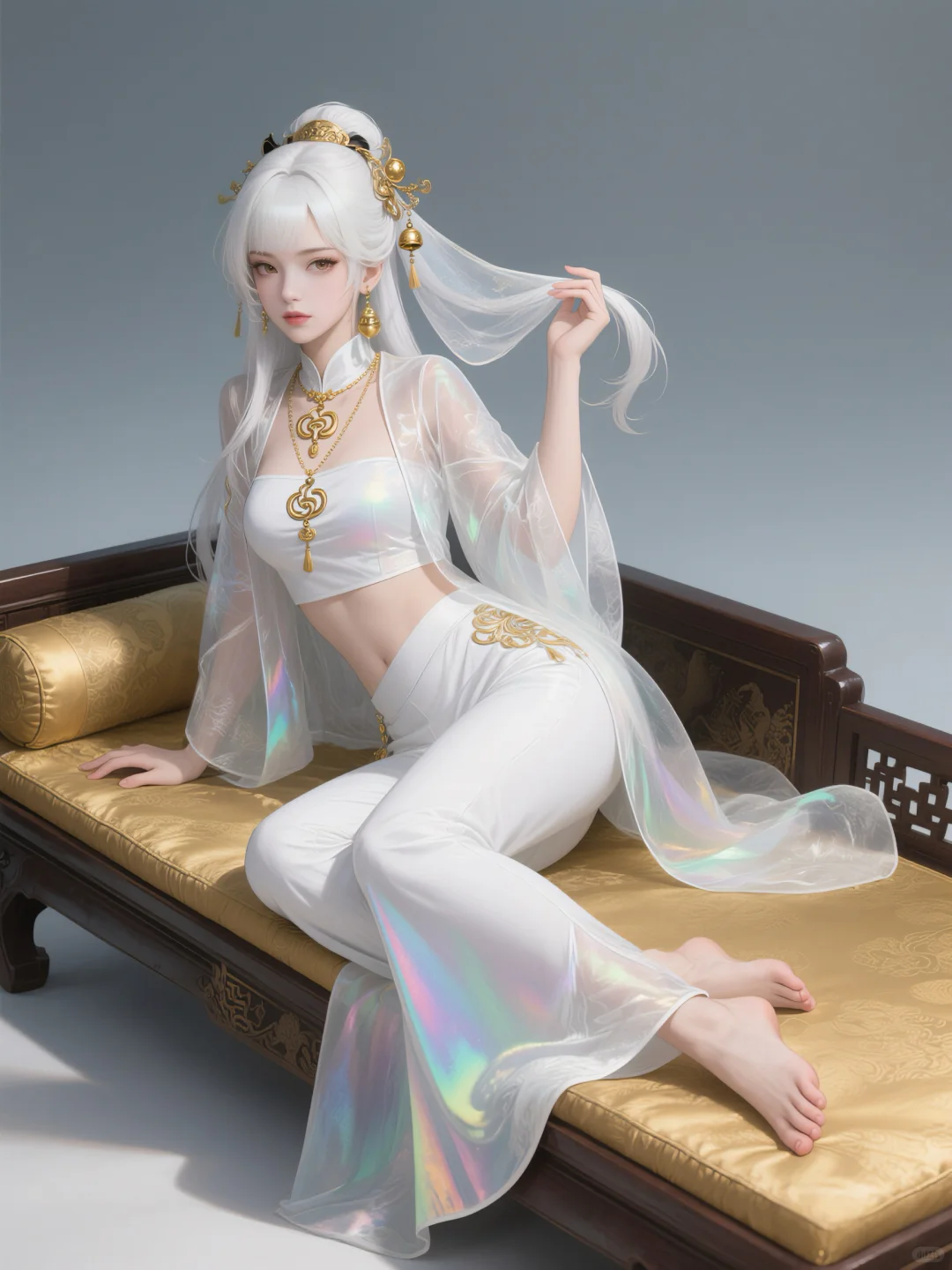 白月光，国风·AIGC绘画参考