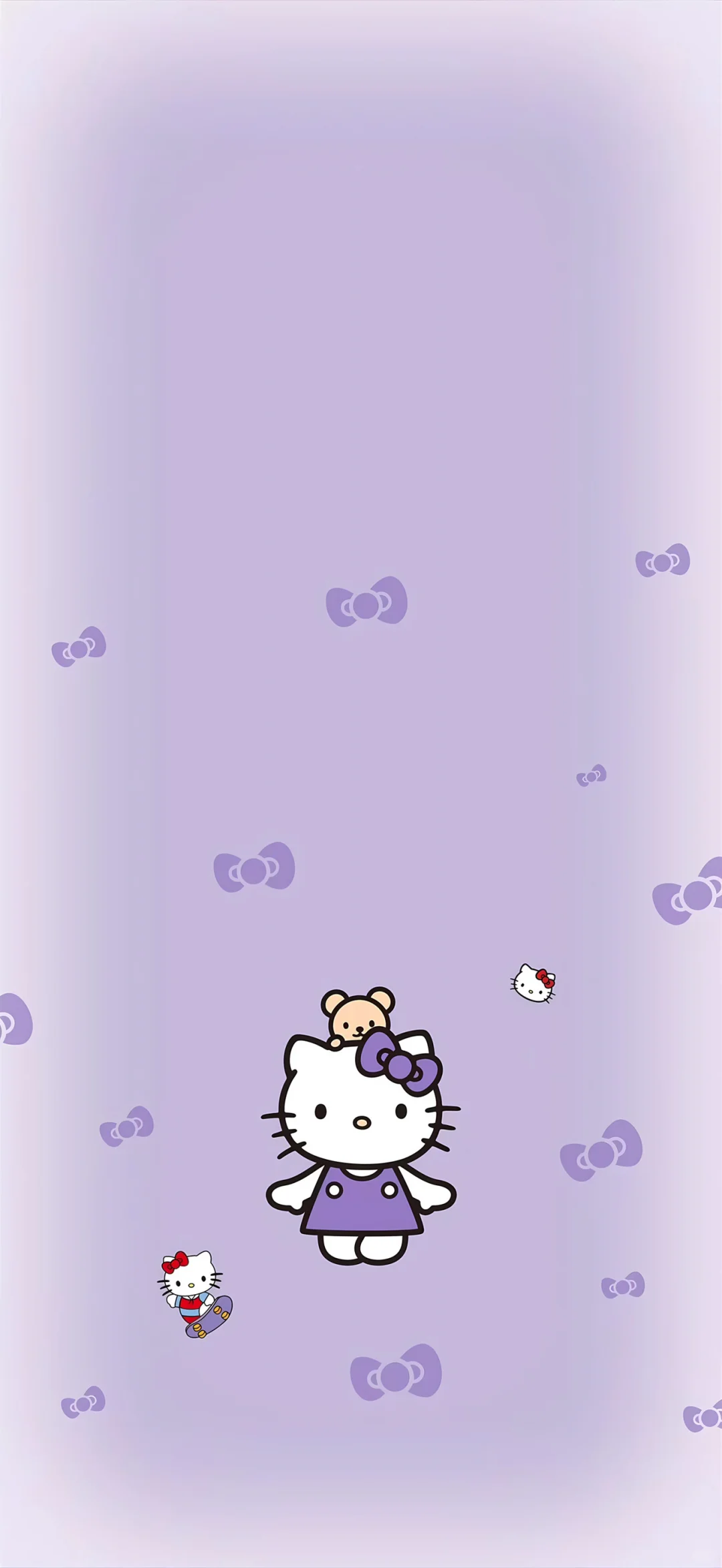 突然被这个壁纸治愈了！Hellokitty❤️