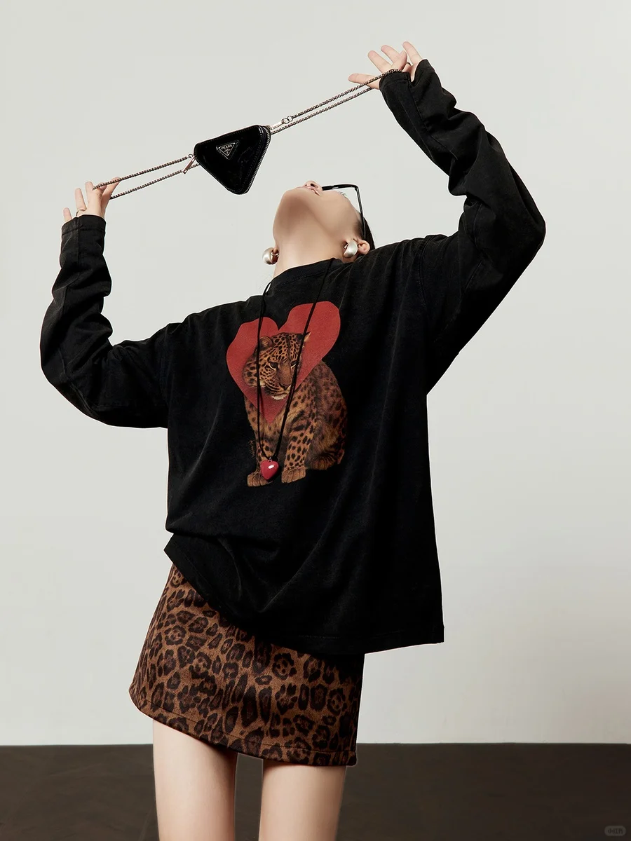 秋季穿搭 | 爱心豹纹时髦前卫又吸睛🤩