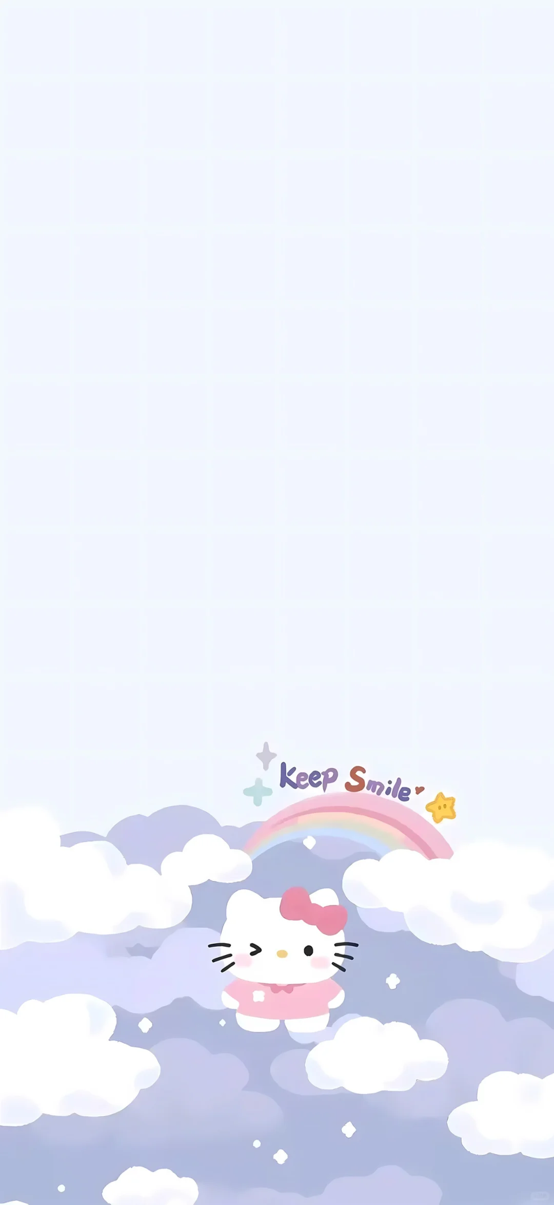 突然被这个壁纸治愈了！Hellokitty❤️