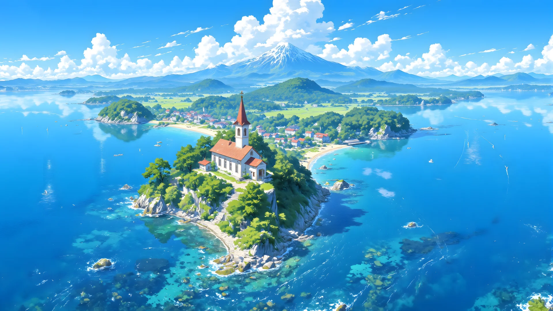 电脑壁纸 015-蓝天白云