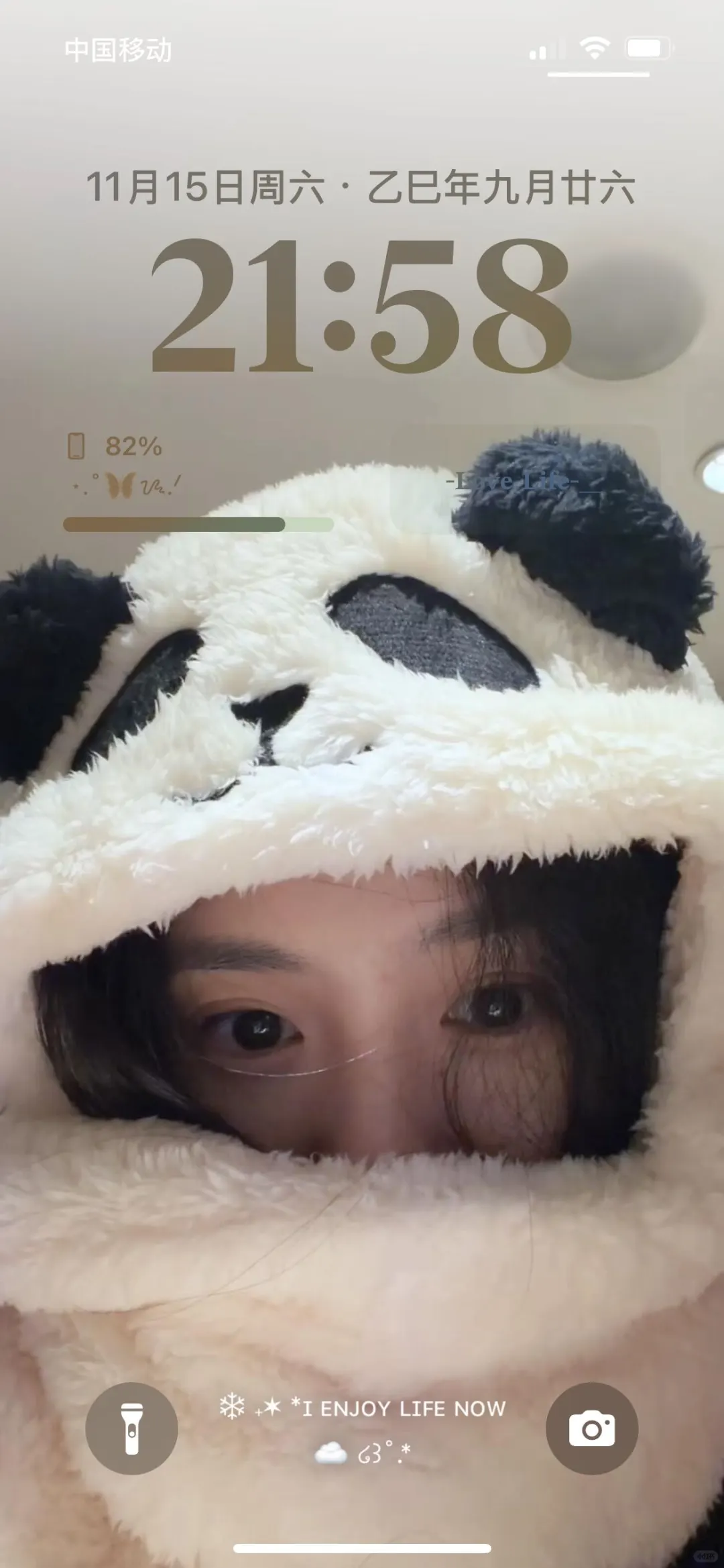 刘浩存小熊猫壁纸‼️