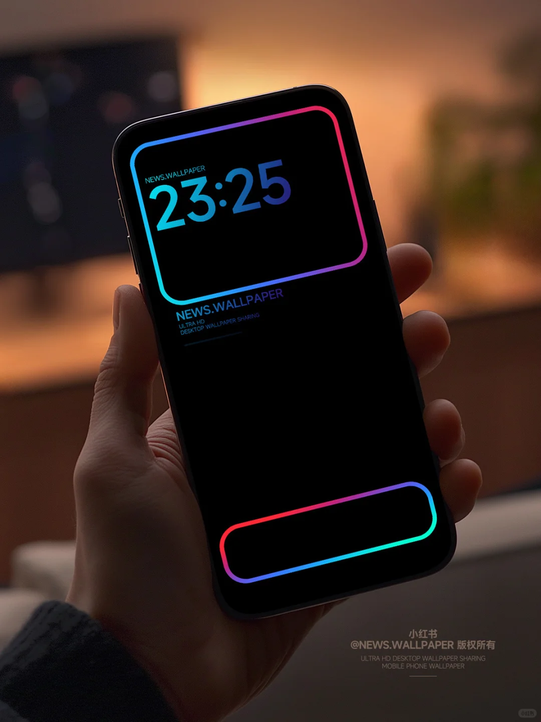 高级感配色遇上iOS26 | 荧光壁纸分享493