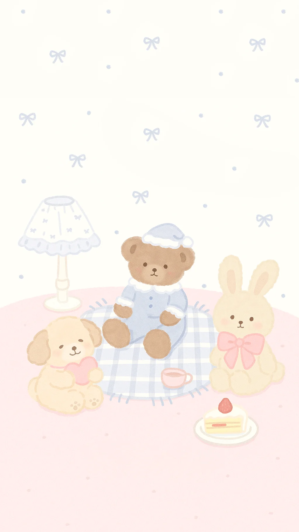 冷冷的冬天，就要和小熊在一起