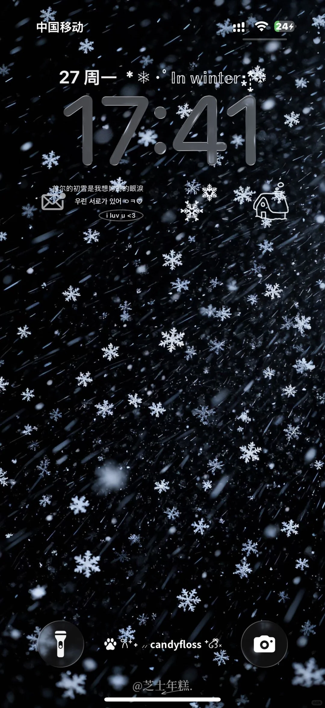 冬日深色系雪景壁纸❄️❄️