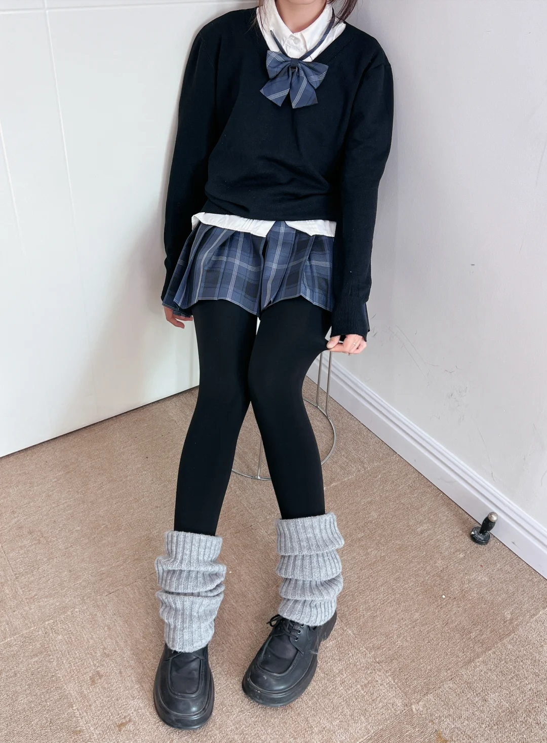 谁懂啊！这水光袜救了我整个秋冬穿搭✨