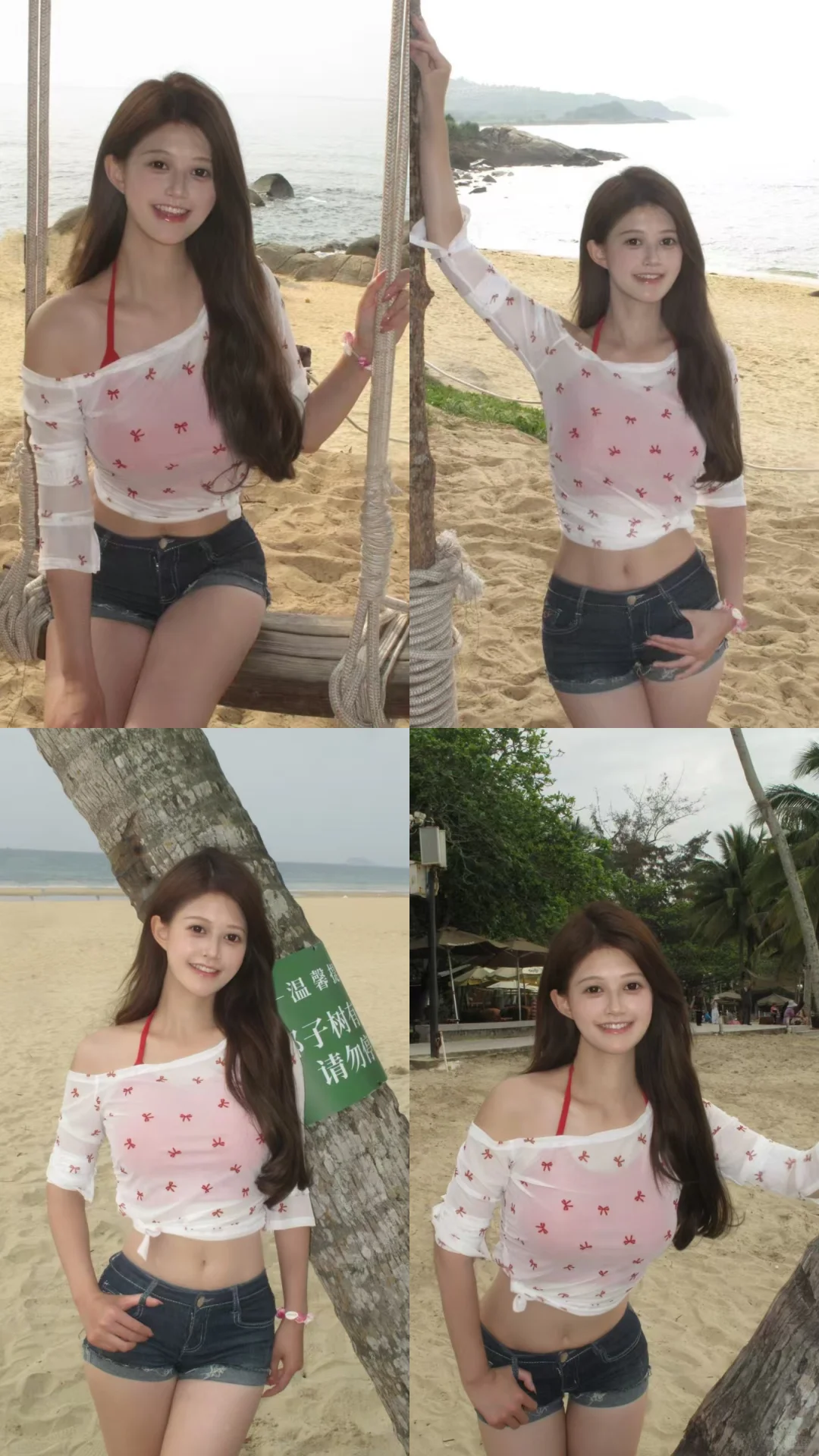 一整个爱在巴厘岛的泳衣啊！