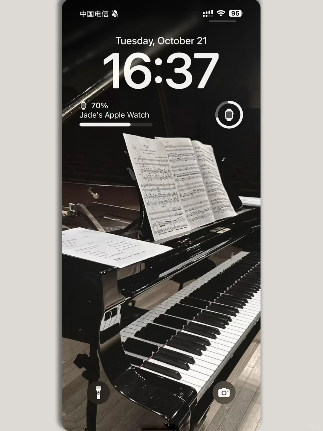 钢琴壁纸🎹秋裤都换了，你的手机壁纸还没换？