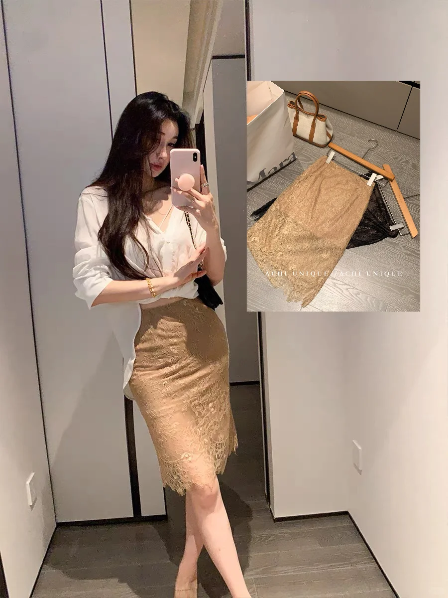 蕾丝裙真的好温柔好气质～