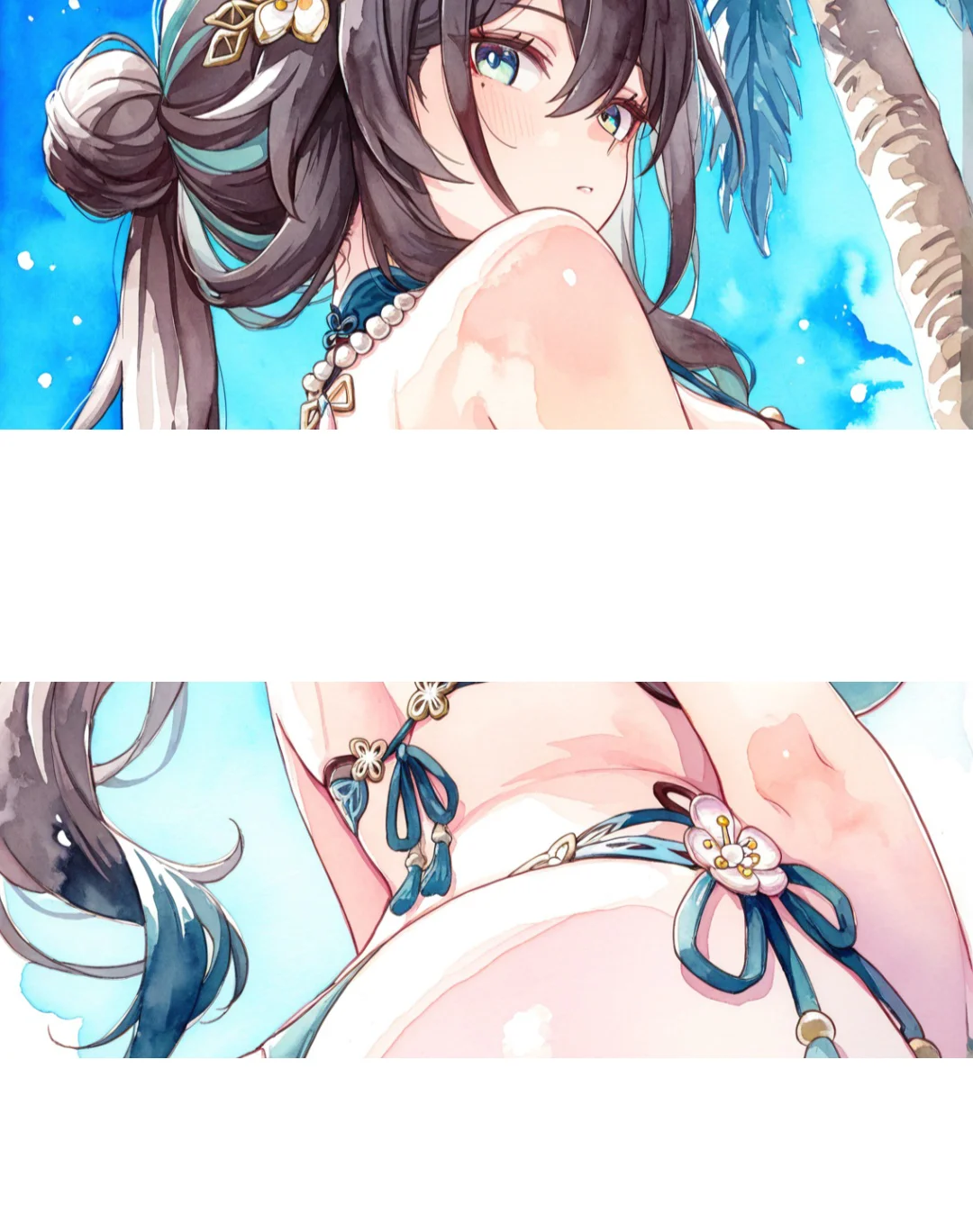 壁纸分享｜阮梅｜泳装｜001