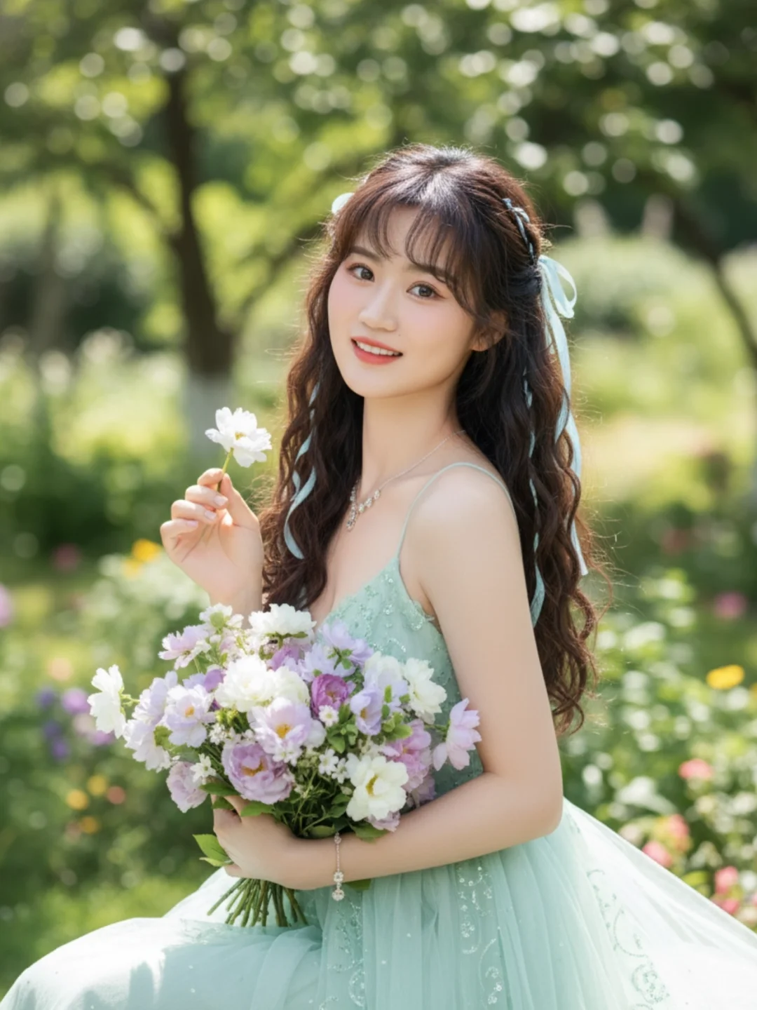 当我免费用AI拍到了森系仙女写真❗