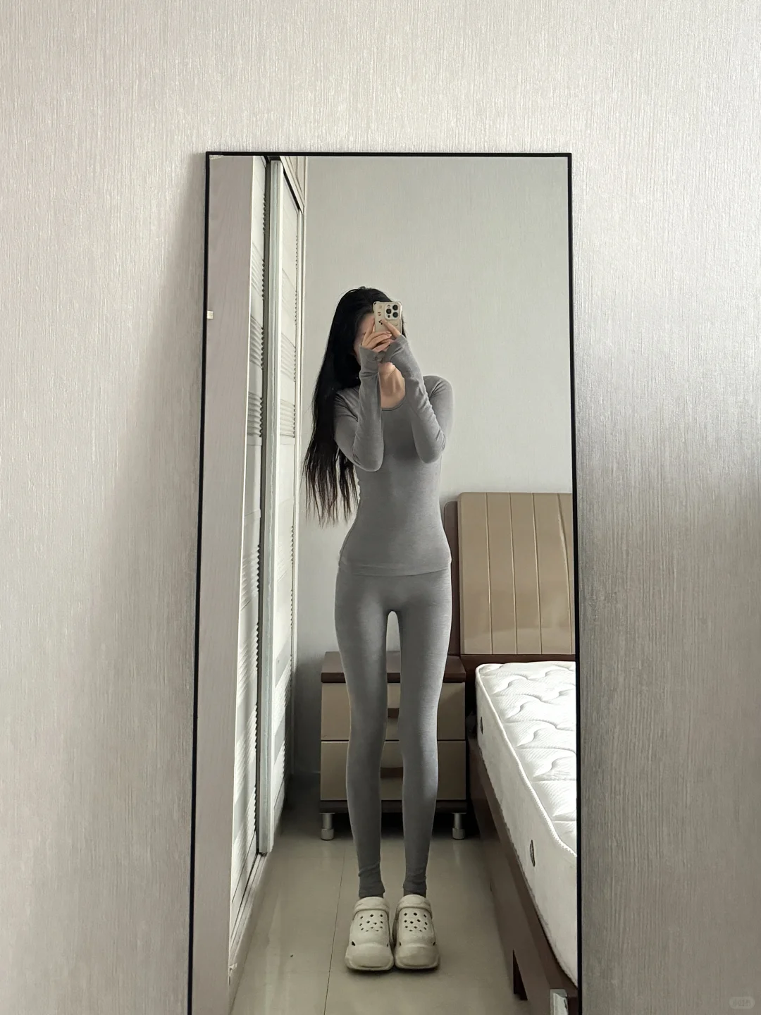 161 80斤穿保暖内衣都好看！