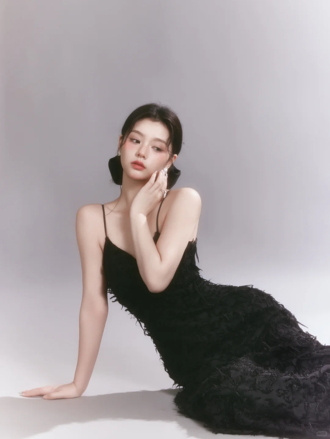 今天是韩系公主～🖤妥妥的富家千金即视感