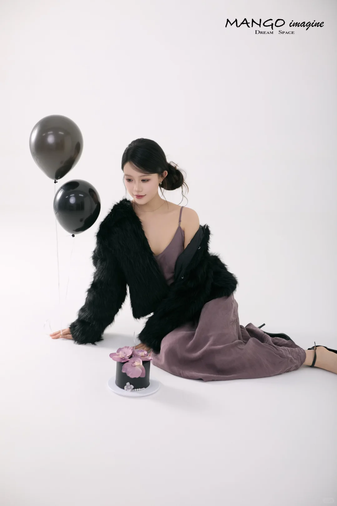 跟着露思拍韩系生日写真｜黑紫是永远的神