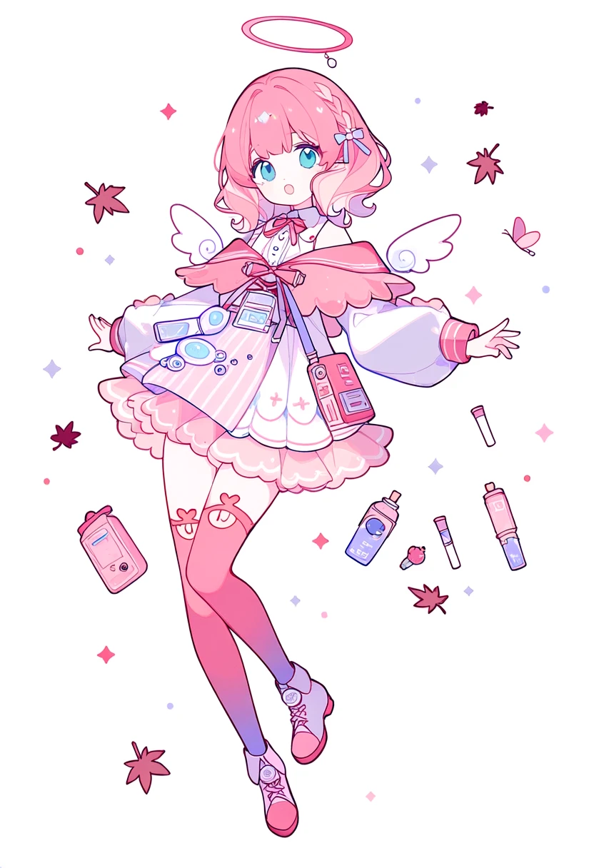 ai角色设计[211]粉彩天使