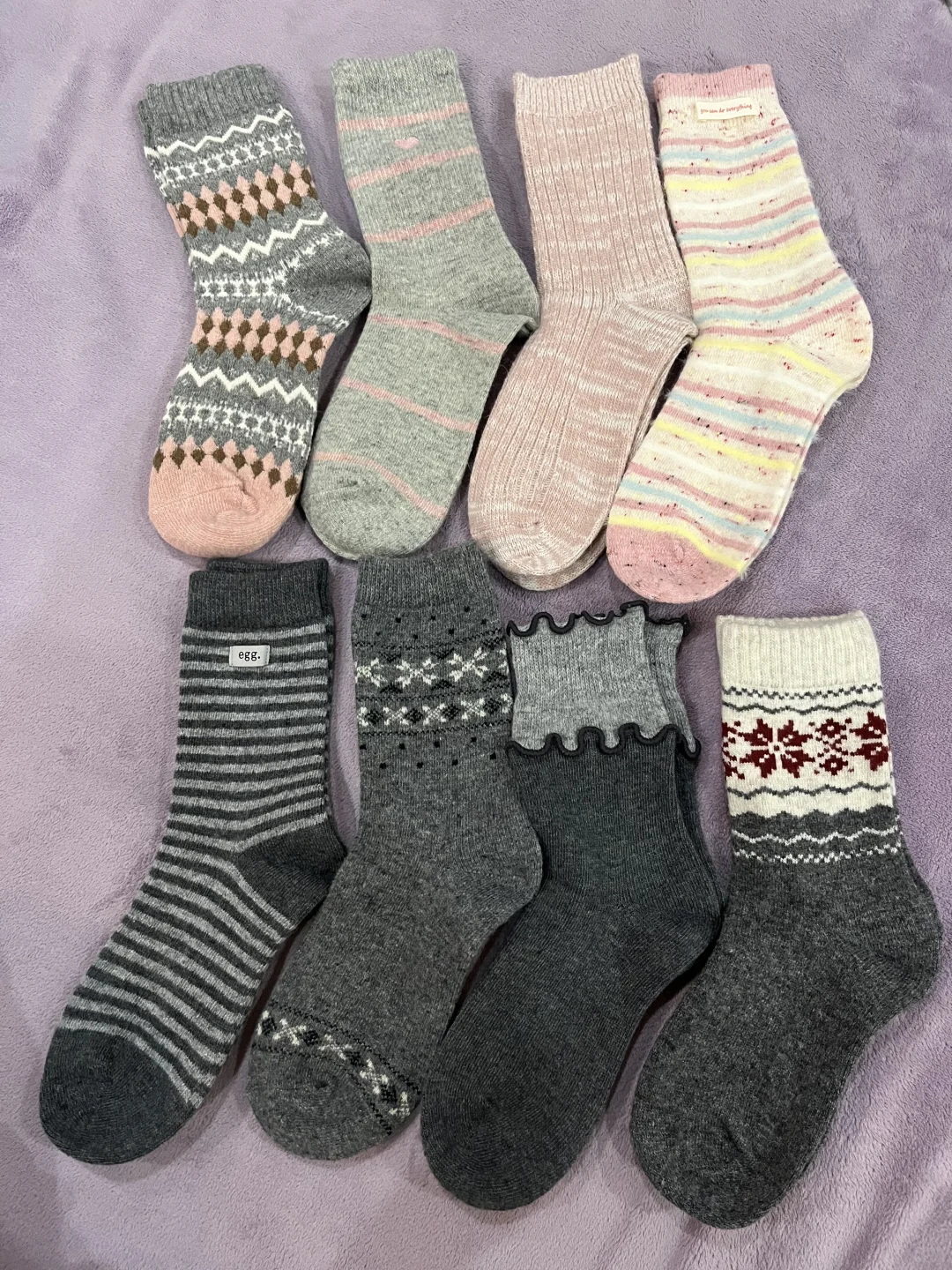 秋冬天超舒服的袜子们～