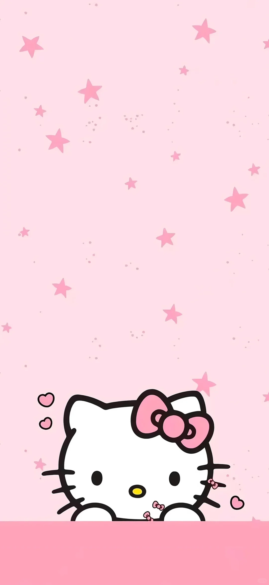 突然被这个壁纸治愈了！Hellokitty❤️
