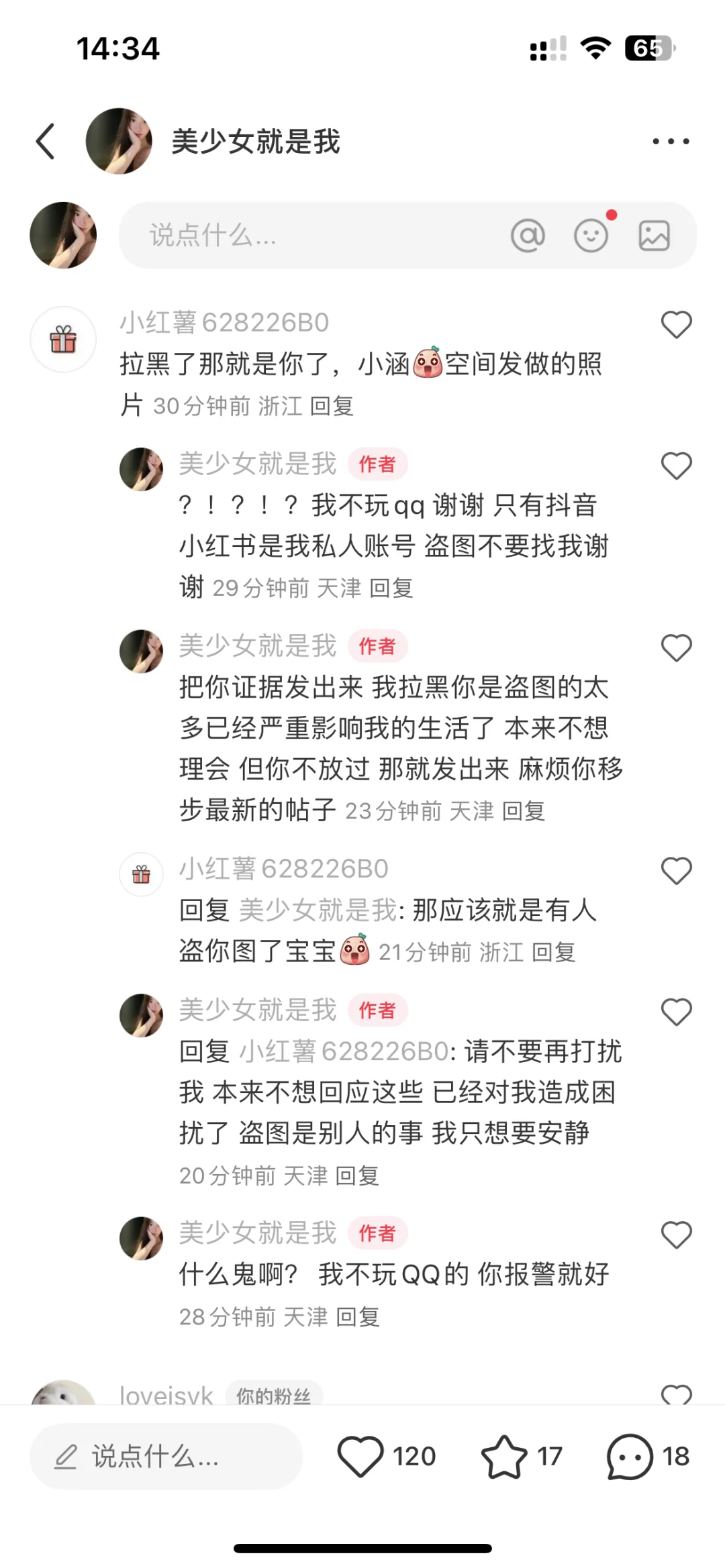 盗图的能不能离我远点