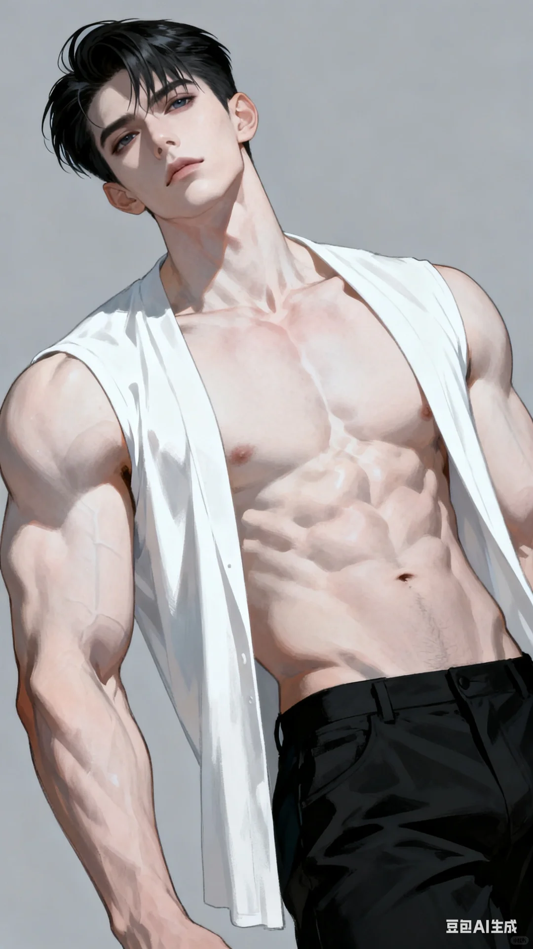 豆包4.0关键词分享（背心腹肌）