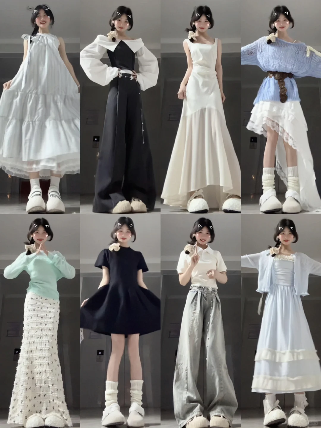 32套｜夏季甜美少女风穿搭