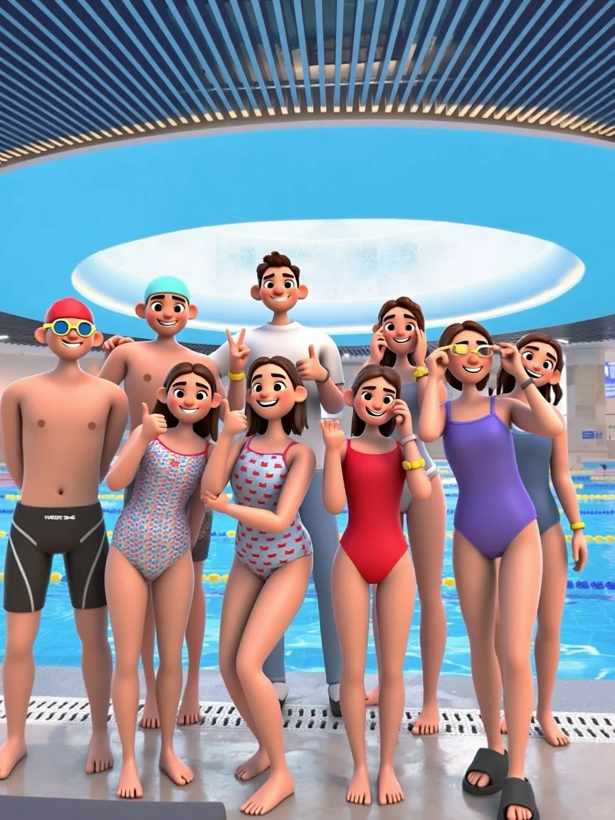 如果你也喜欢游泳 那我们就是好朋友