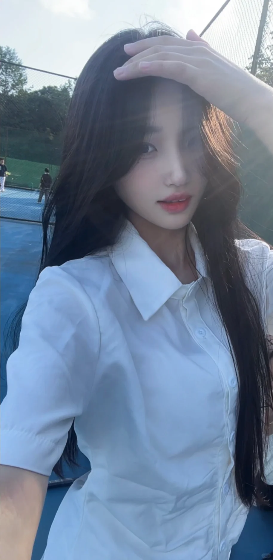 运动后的青春，白T