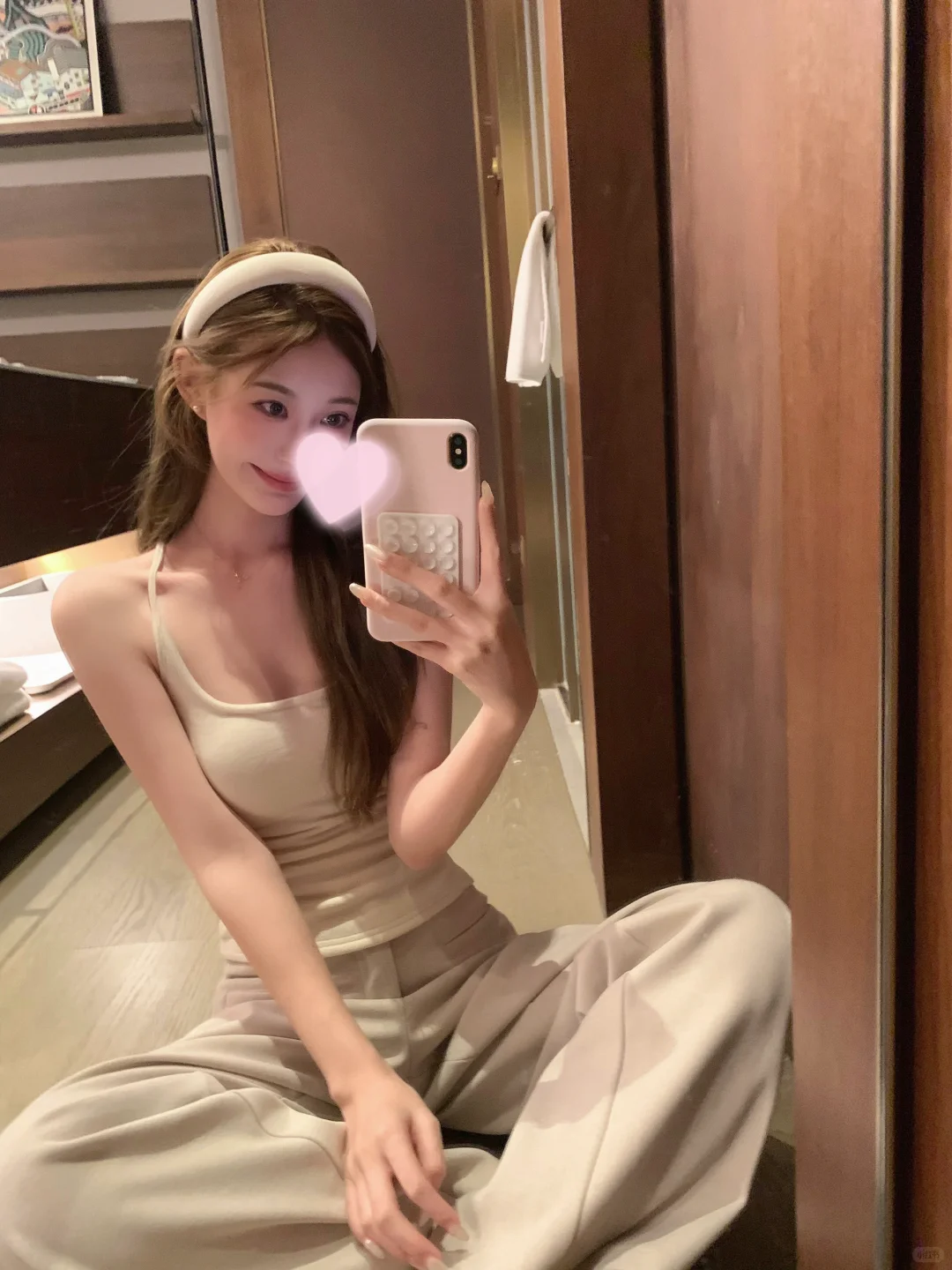 买到了满意的抓绒吊带内搭