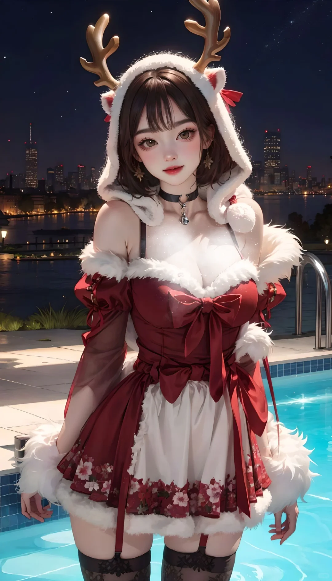 AI绘画之圣诞女友