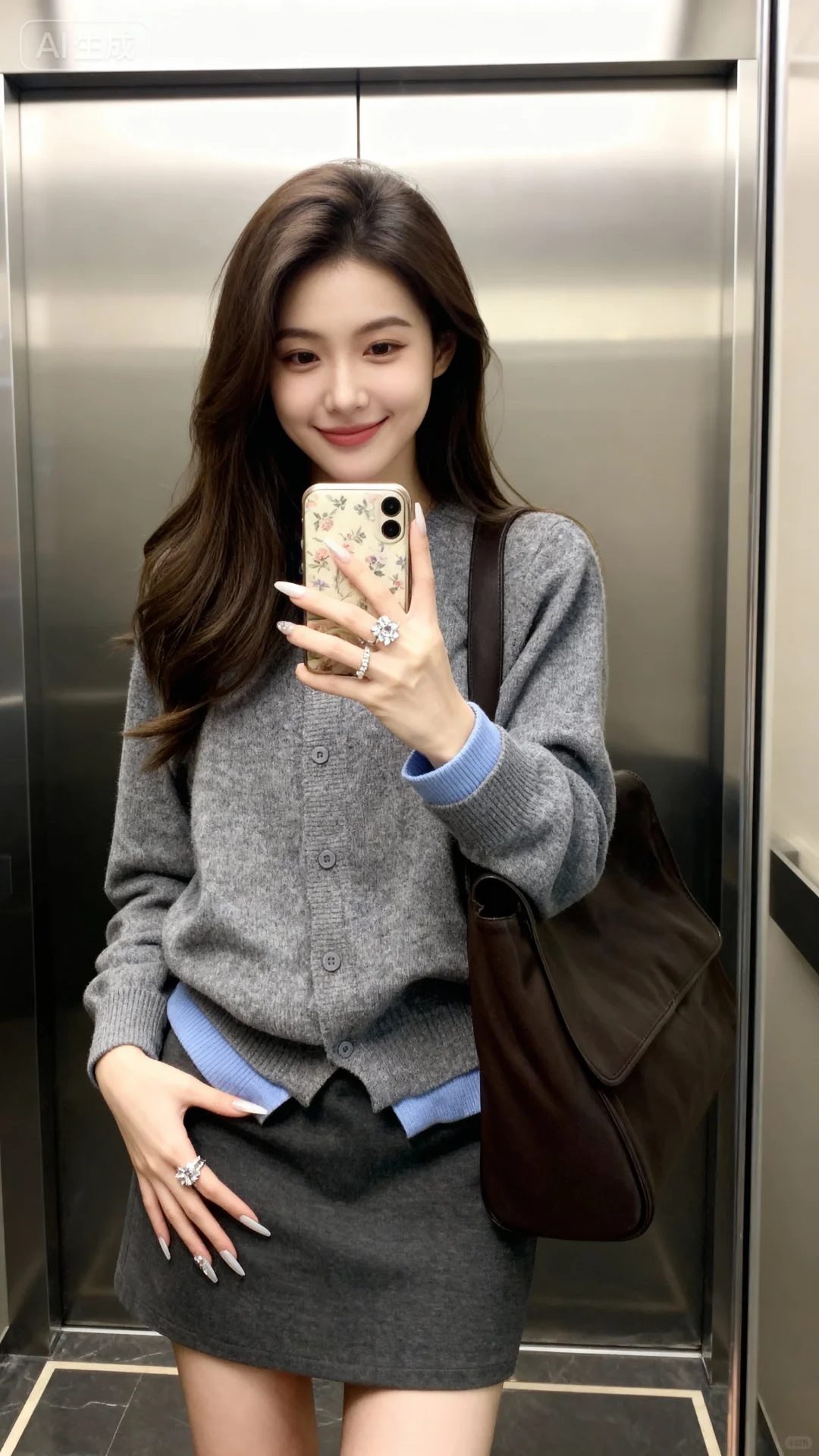 韩系松弛感天花板｜这件撞色开衫我锁死了！