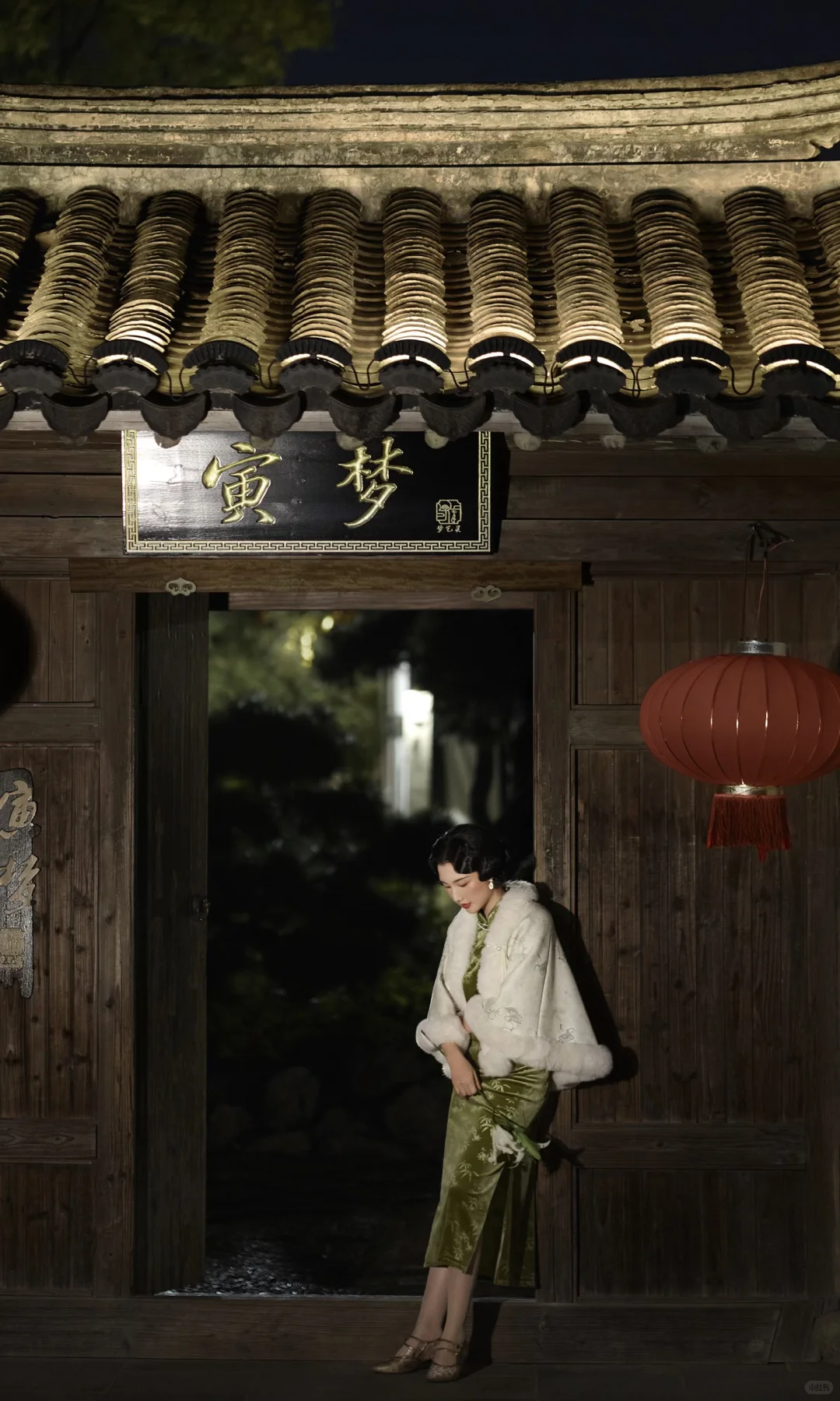 在江南写上一封信名为：青春《旗袍夜影》