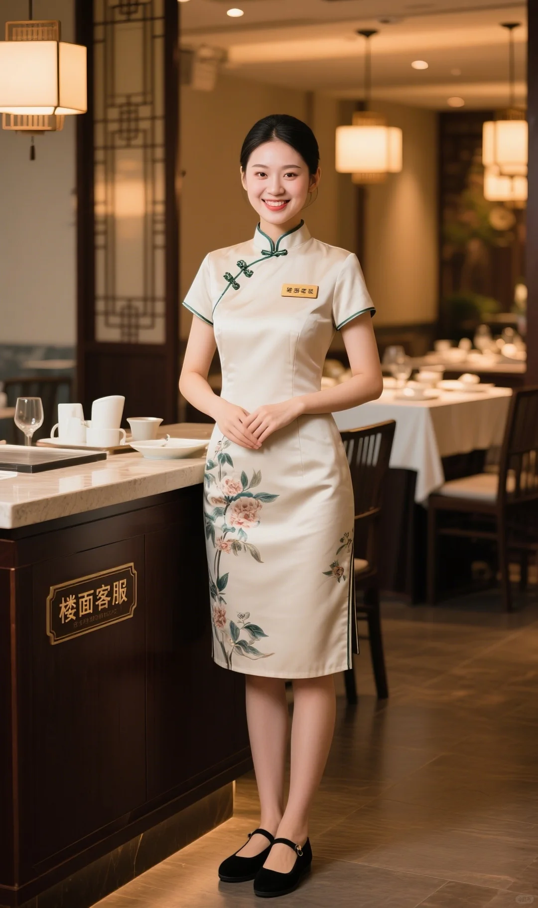 你见过这么有气质的的餐厅客服小姐姐吗？