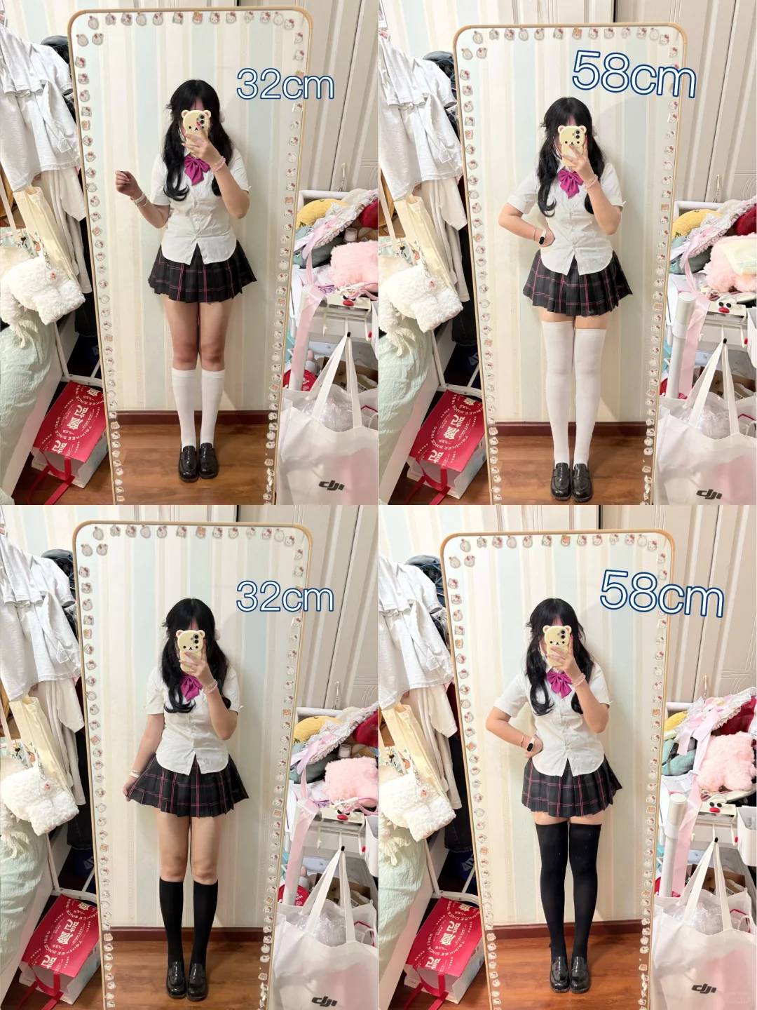 165 130｜微胖宝宝不同长度袜子对比🌟