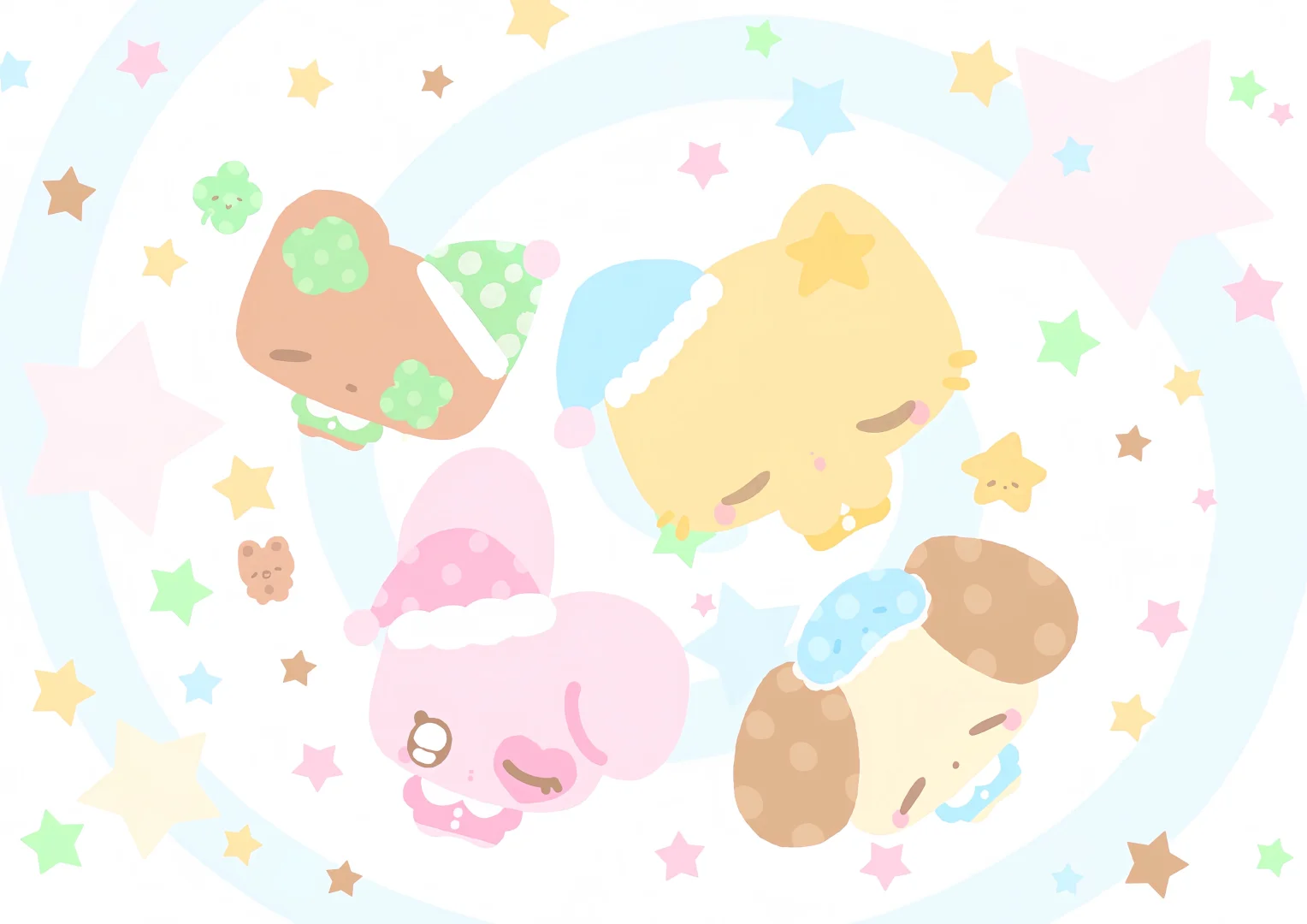 iPad壁纸｜星星床𖦹⋆☆⋆.°☆.。.