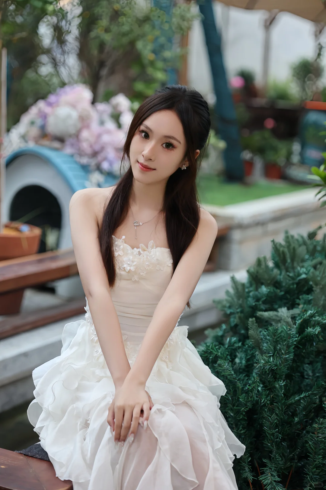 今天是被白纱裹住的温柔｜互勉模特