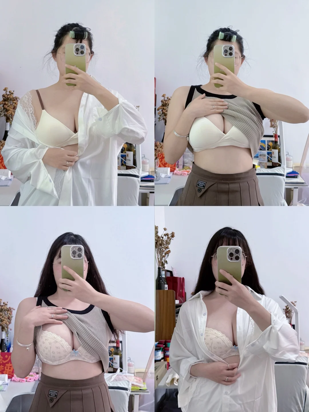 薄款聚拢内衣👙可爱且舒适