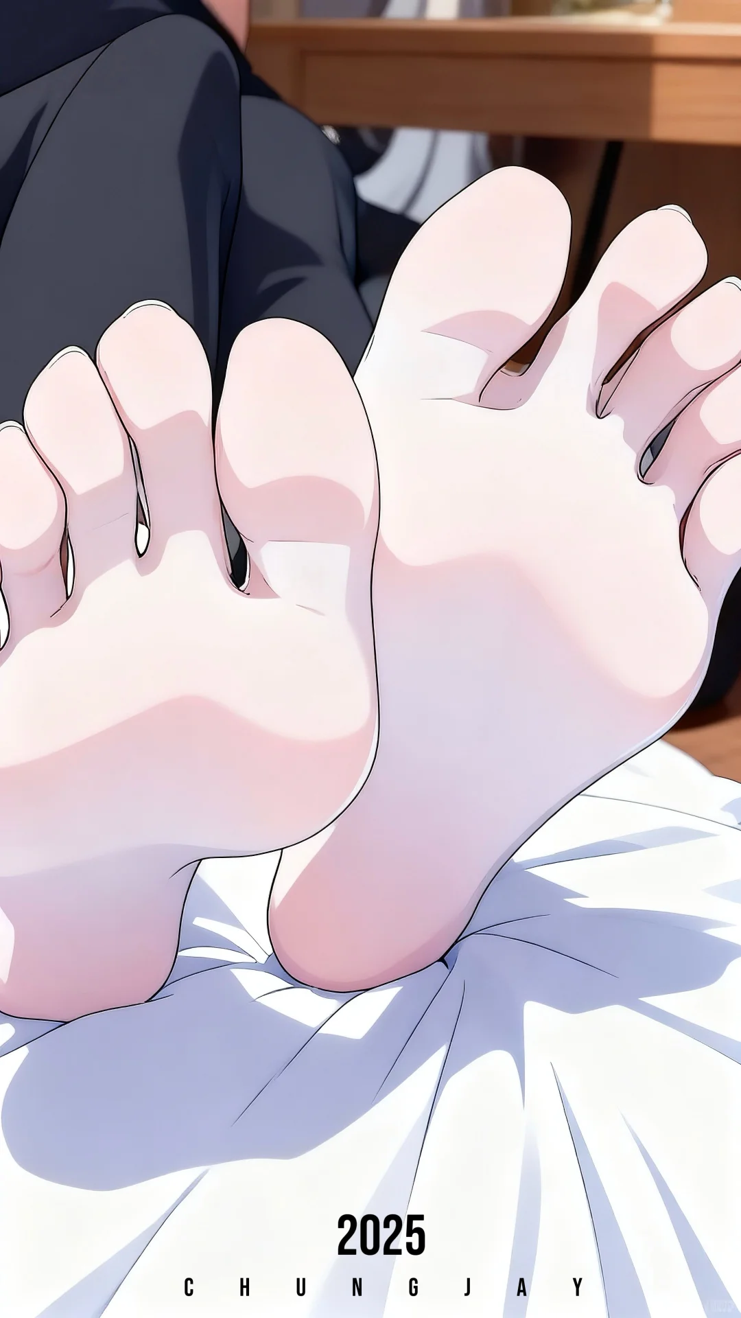 关于动漫中一些玉足的展示和画法