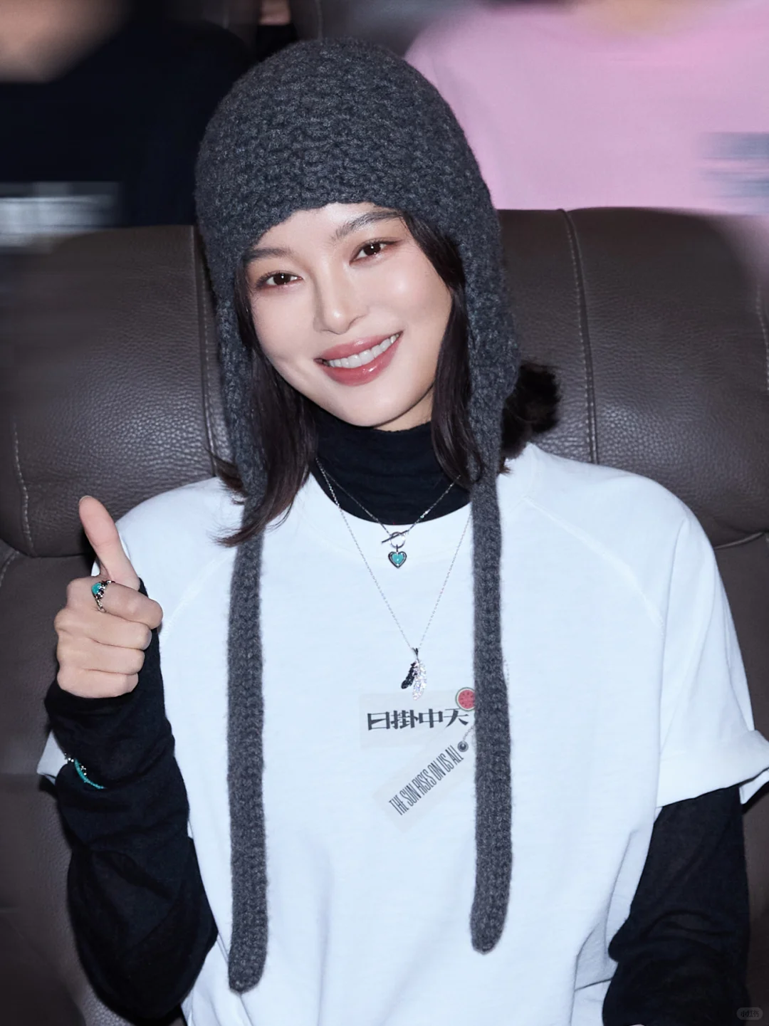 辛芷蕾电影路演 种草了她的同款首饰！