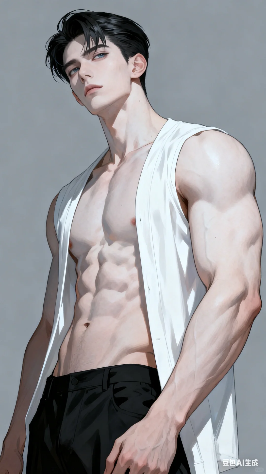 豆包4.0关键词分享（背心腹肌）