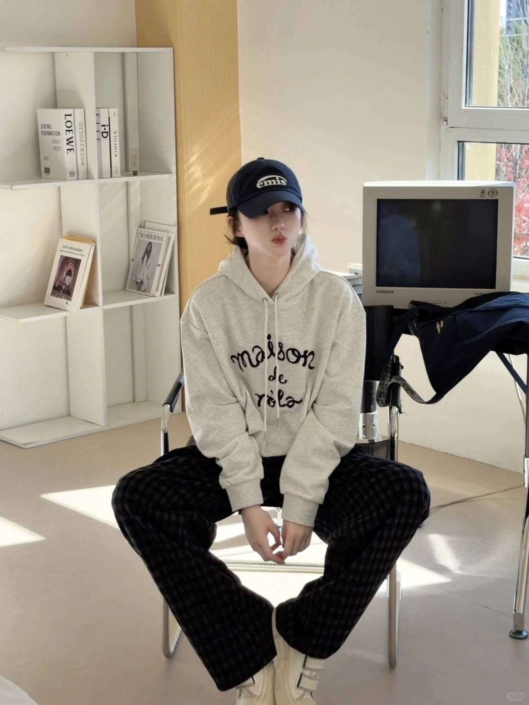 🇰🇷Rolarola新款连帽卫衣💙青春韩系女高