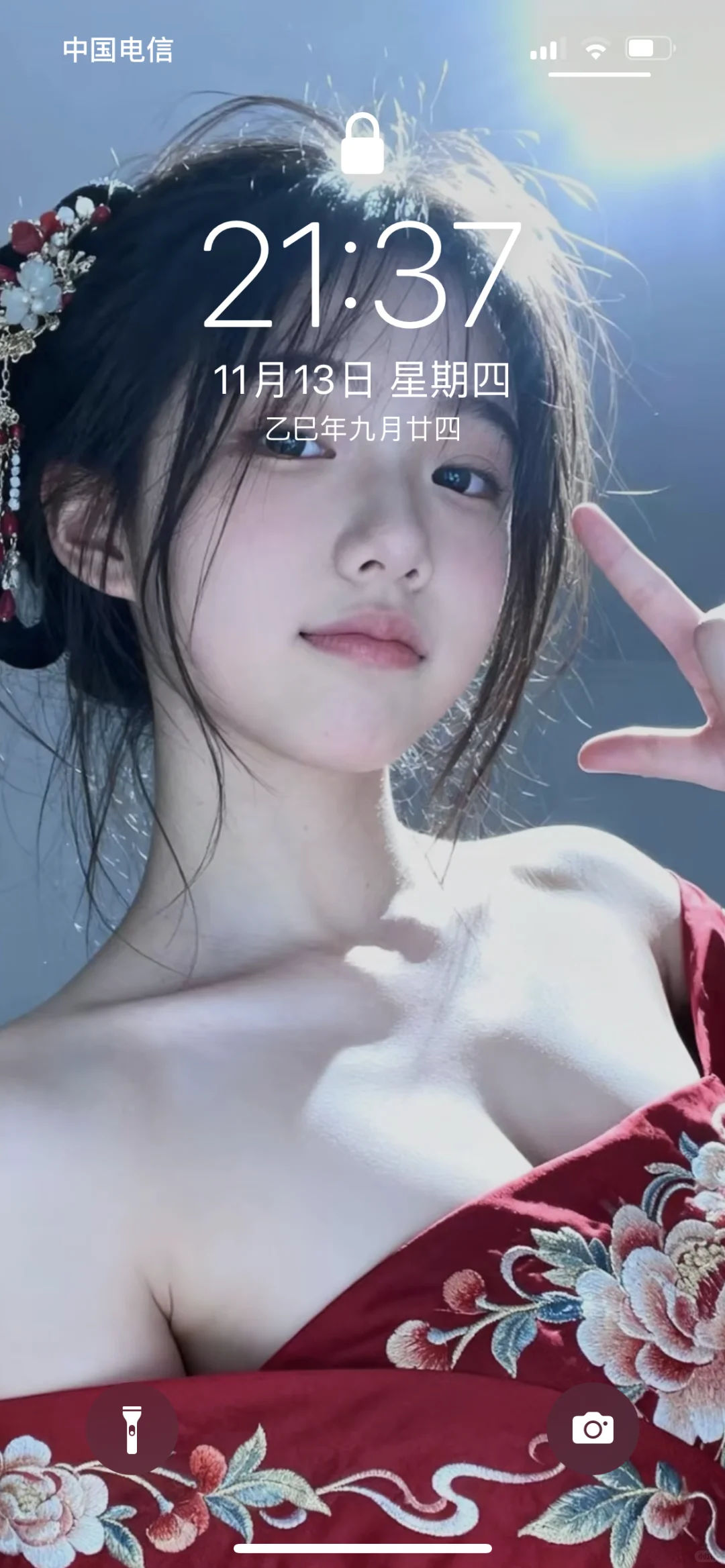 是误入神界的美人啊～～～