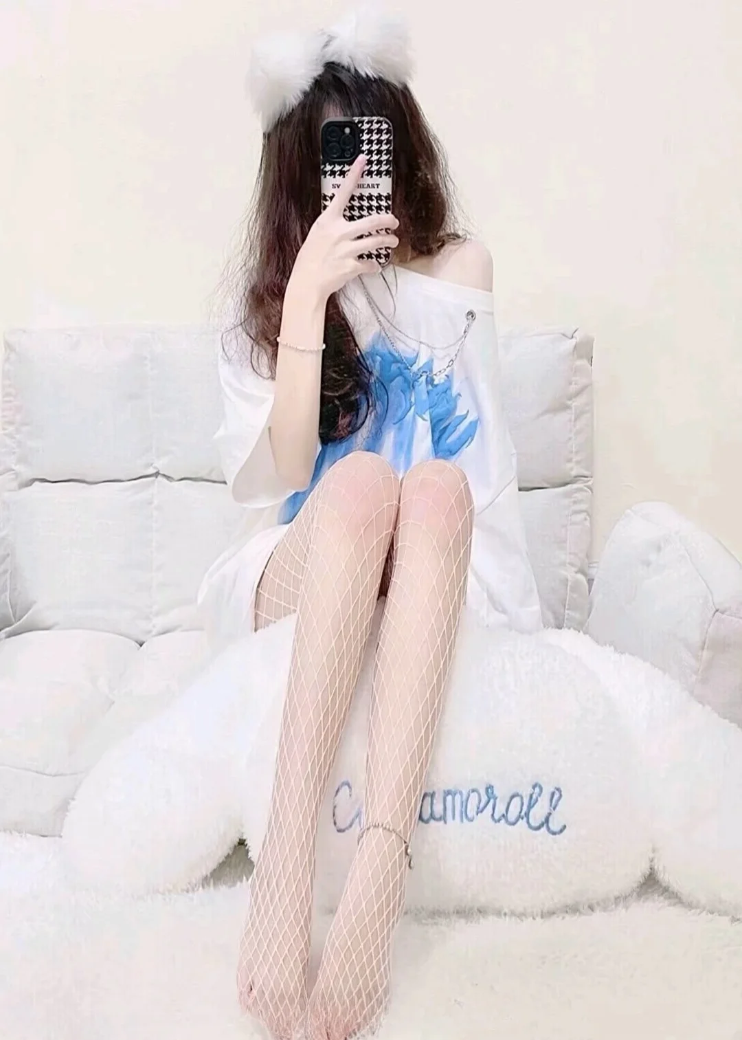 #辣妹白丝 #超薄丝袜 #氛围感穿搭