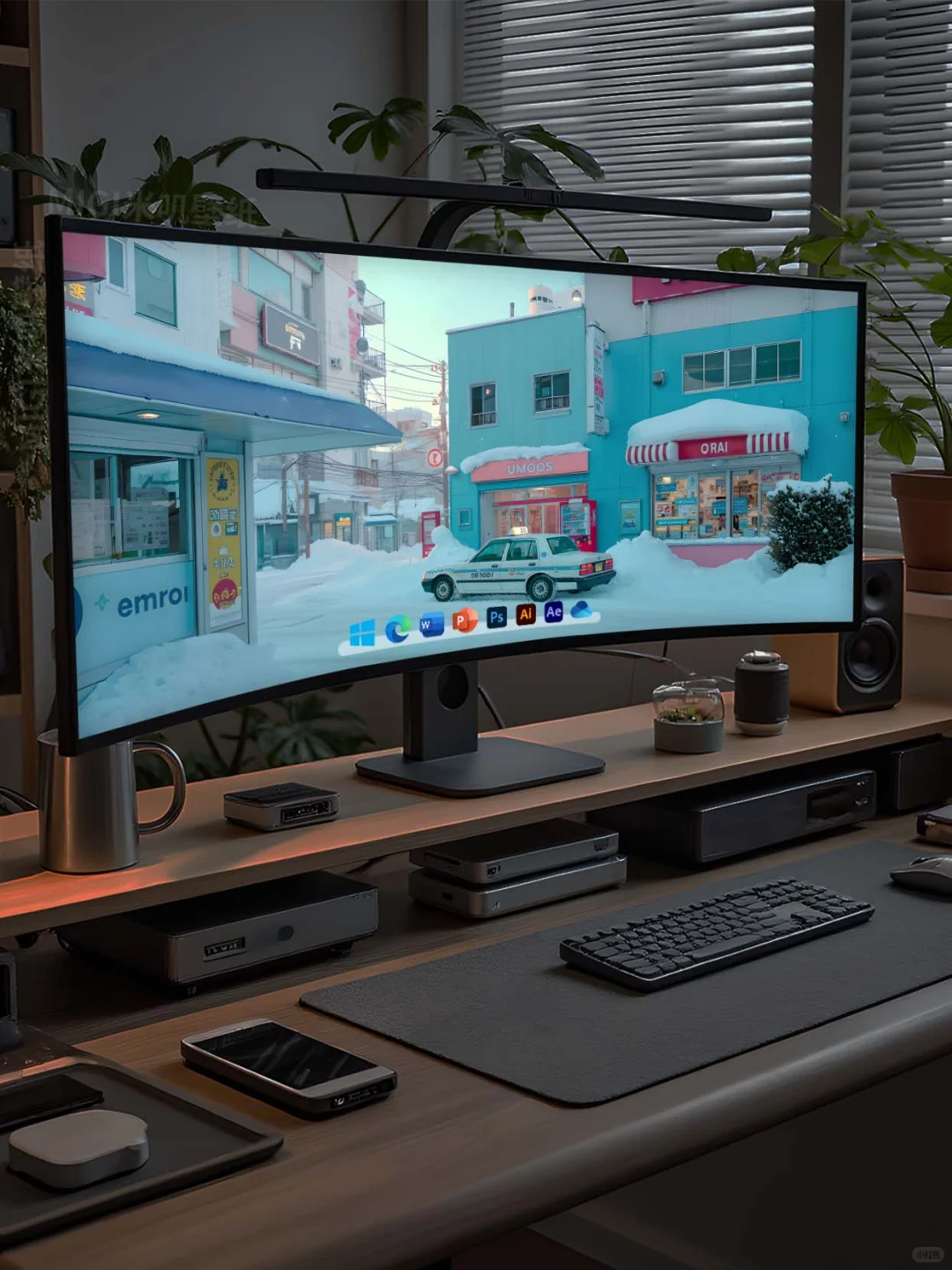 壁纸 | 冬雪里的青蓝 | 227