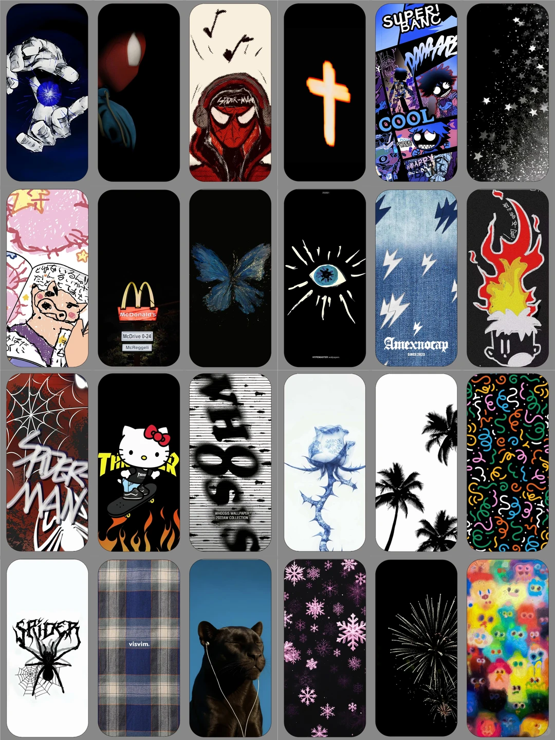 小众涂鸦美式壁纸肯定有你喜欢的